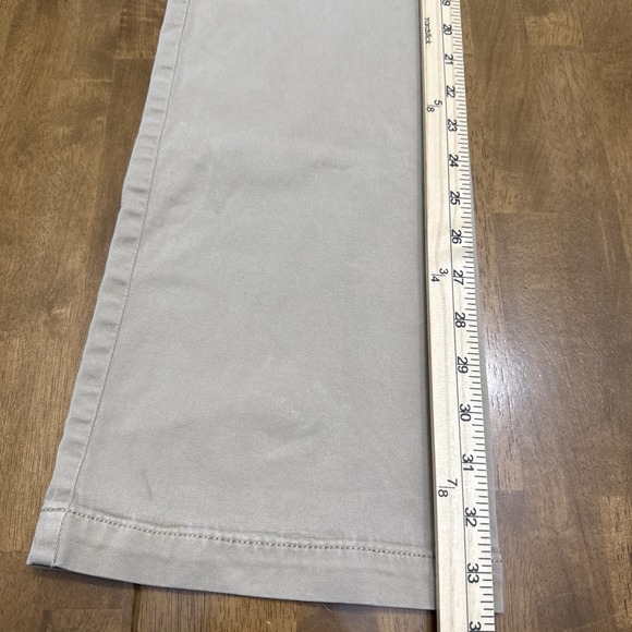 American Eagle kick boot chino pants women's 12XL long tan stretch preppy y2k - Picture 9 of 15